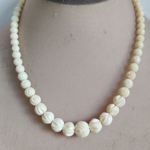 Antique Pre-ban Ivory Art Deco Necklace